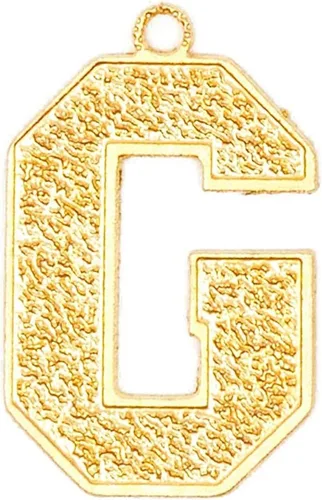 Vista 4 de Bright Creations Dijes de letras con iniciales, paquete de 26, cobre chapado en oro para hacer joyas de oro