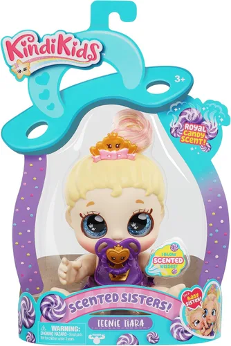 Vista 2 de Kindi Kids Muñecas perfumadas de 6.5 pulgadas y 2 accesorios - Teenie Tiara