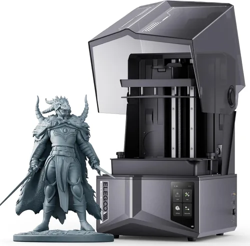 Vista 11 de ELEGOO Saturn 3 MSLA 12K Impresora 3D, Impresora 3D de Resina de Escritorio con LCD Monocromático de 10 Pulgadas, Voxeldance Tango Slicer