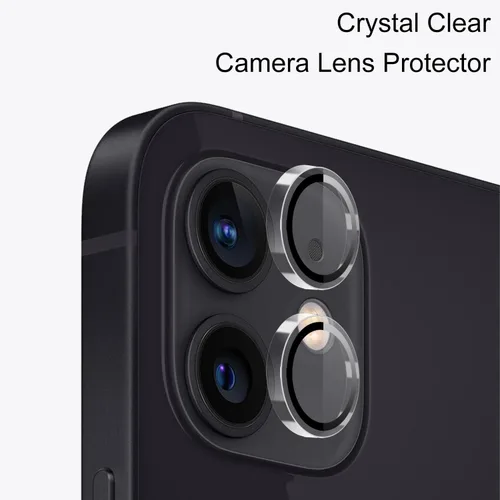 Vista 6 de FanTEK Funda compatible con iPhone 11 con 2 protectores de pantalla y 1 protector de lente de cámara, funda de cristal transparente compatible