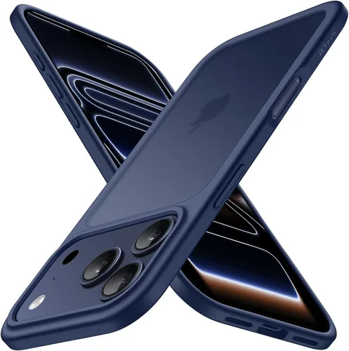 Vista 10 de JETech Funda mate para iPhone 17 de 6.3 pulgadas, protección contra caídas de grado militar, carcasa trasera translúcida esmerilada minimalista