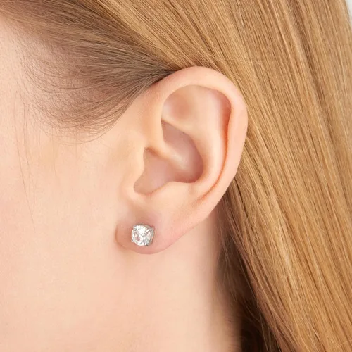 Vista 33 de Amazon Essentials Aretes redondos de plata de ley con piedra natal (anteriormente colección Amazon)