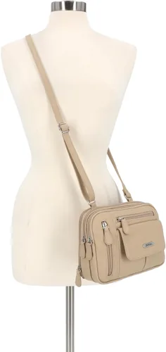 Vista 6 de MultiSac Zippy - Bolso bandolera con triple compartimento
