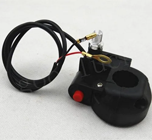 Vista 2 de Empuñaduras de mano del acelerador + kit de cable e interruptor para Mini Moto Quad Pit Dirt Bike ATV
