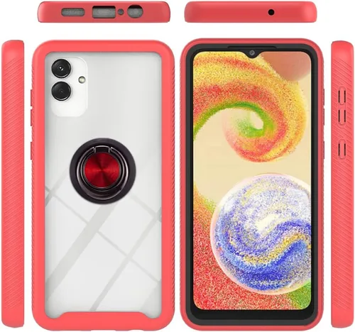 Vista 84 de Funda compatible con Xiaomi Poco X3 NFC, compatible con Xiaomi Poco X3 Pro/Poco X3 Ring Stand 3 en 1, color negro