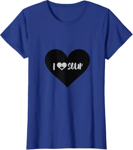 Vista 75 de I Love Soup - Camiseta de regalo con forma de corazón, Blanco, S Asfalto