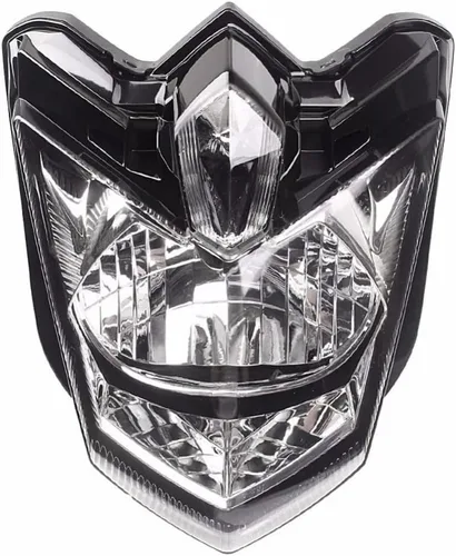 Vista 7 de Ensamble de lámpara de faro delantero para motocicleta compatible con Yamaha YZF600 R6 2006 2007 06 07 YZF-R6 Faro frontal transparente para moto