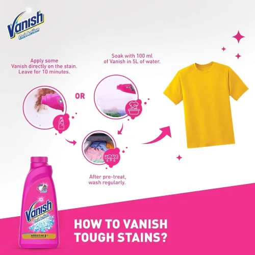 Vista 3 de Vanish Oxi Action - Líquido de lavado quitamanchas - 13.5 fl oz (paquete de 2)