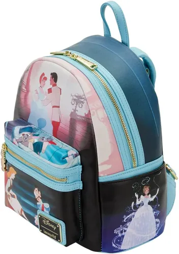 Vista 6 de Loungefly Disney Cenicienta Princess Scene - Mini mochila Multi Disney Cenicienta Princess Scene Mini mochila