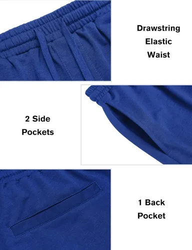 Vista 6 de COOFANDY Conjunto deportivo de 2 piezas con capucha para hombre, manga corta, casual, deportivo, con capucha y pantalones cortos