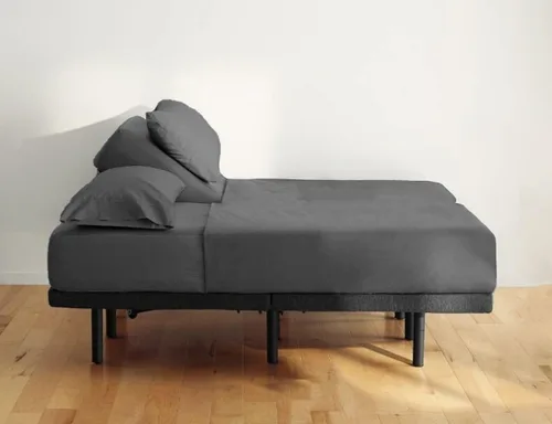 Vista 16 de Juego de sábanas Queen de 800 hilos, parte superior flexible para cama ajustable, juego de sábanas de 4 piezas, 100% algodón egipcio, bolsillo