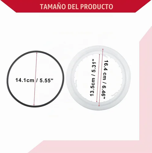 Vista 5 de No.7714448020 Retenedor de anillo de bloqueo de bomba de combustible con anillo de sello para Toyota Highlander 2004-2010 1 Set Blanco