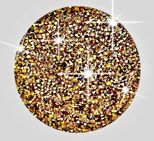 Vista 8 de Manteles Individuales Dorados Tapete Dorado Resistente al Calor Decoración de Diamante Triturado Decoración de Pedrería Decoraciones de Otoño