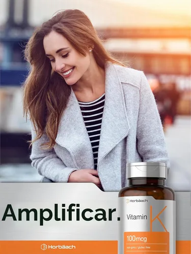 Vista 7 de Horbäach Suplemento de Vitamina K 100mcg 120 Tabletas