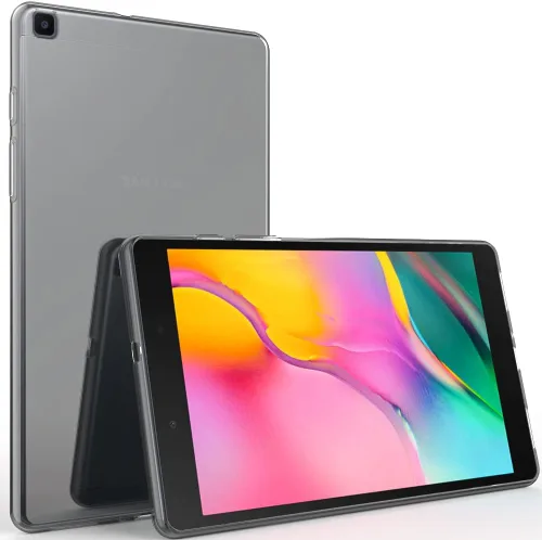 Vista 18 de Puxicu Funda transparente para Galaxy Tab A7 Lite 2021, diseño delgado, flexible y suave, funda protectora de TPU para tableta Samsung Galaxy Tab A7