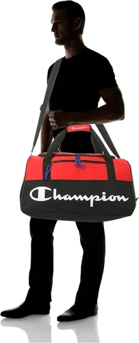 Vista 5 de Champion Bolsa de lona con logotipo, Rojo, talla única