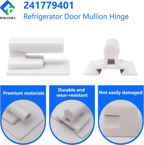 Vista 3 de Paquete de 2 bisagras para puerta de refrigerador 241779401 compatibles con Frigidaire Electrolux Kenmore reemplaza 1512662 AP4393564 PS2358752