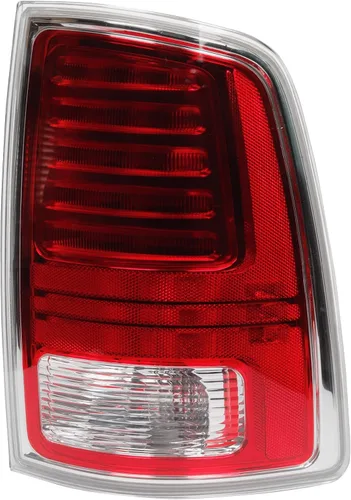Vista 8 de Conjunto de luces traseras LED Dasbecan con bombillas compatibles con Dodge For Dodge RAM 1500 2013-2018 RAM 2500 3500 2014-2018 Red Lens Black