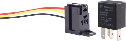 Vista 6 de Cable conector para relé de auto, de E Support, 12 V, 30 A, 40A, 60A, 80A SPST, SPDT 4 pines, 5 unidades Paquete de 5