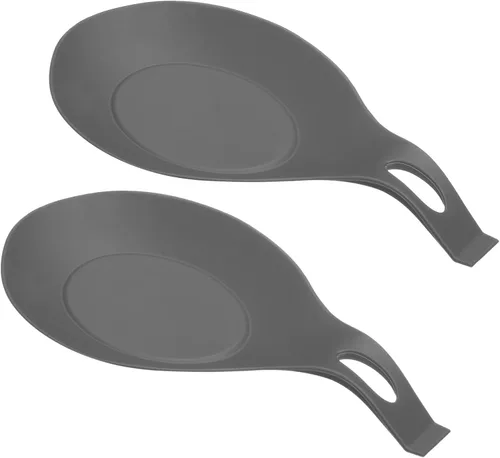 Vista 22 de uxcell Soporte de cuchara de silicona, 7.68 x 3.74 pulgadas, resistente al calor, soporte para utensilios de cocina, espátula, soporte para cucharón