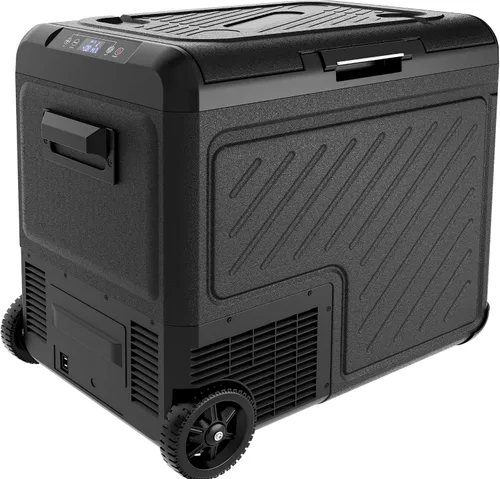 Vista 10 de EUHOMY Refrigerador de 12 voltios, 19 QT (18 L) congelador portátil, enfriador eléctrico -4℉~68℉, refrigerador de auto de 12V con puerta reversible