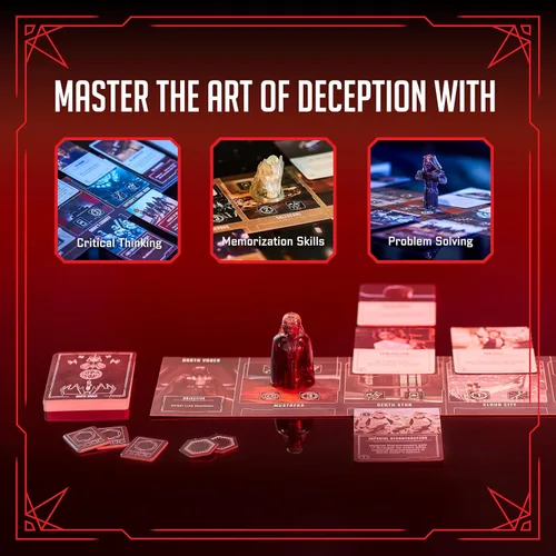 Vista 4 de Ravensburger Star Wars Villainous - Juego de mesa de estrategia de Scum and Villainy - Únete a Boba Fett, Seventh Sister o Cad Bane en este juego
