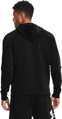 Vista 4 de Under Armour Rival - Sudadera con capucha para hombre, con logotipo grande Rival Fleece