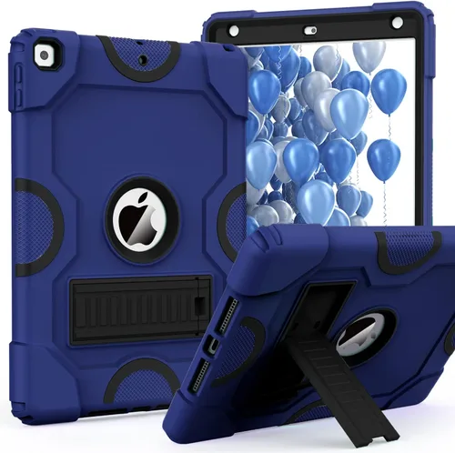 Vista 21 de ZoneFoker - Funda para iPad de 9.ª generación, funda para iPad de 8.ª y 7.ª generación, funda para iPad de 10.2 pulgadas 2021/2020/2019, funda Negro