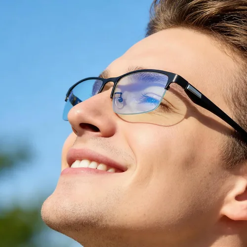 Vista 5 de Lentes daltónicos al color, lentes daltónicos de primera calidad para hombres, las gafas daltónicas que aportan un mundo colorido son adecuadas