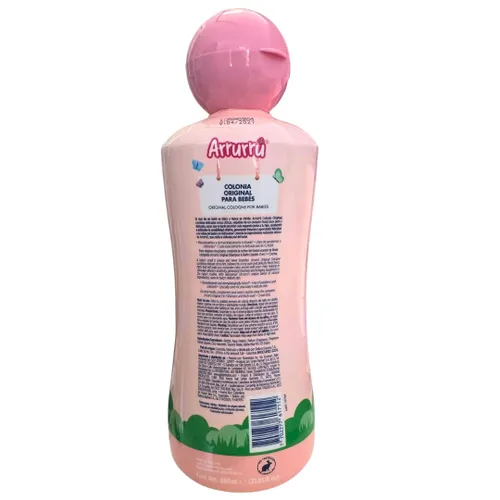 Vista 2 de Colonia Arrurru para Bebes – 13.5 fl oz (13.52 fl oz) (13.5 fl oz (13.52oz), Rosada (Rosada))
