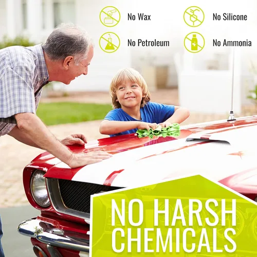 Vista 7 de BugSlide Combo de carrito – Kit de tienda de limpiador de botellas en aerosol de 16 onzas con toalla de microfibra y paño X-Treme de malla, solución