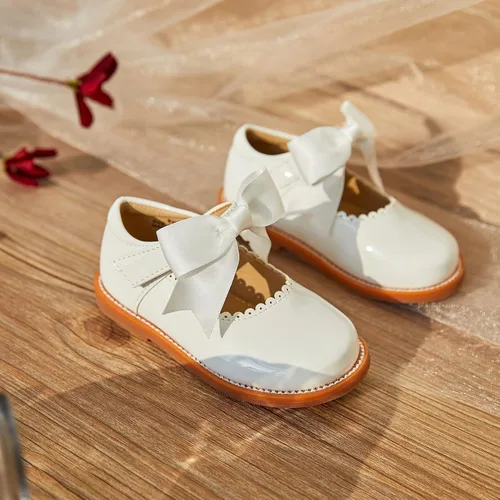 Vista 3 de Felix & Flora - Zapatos planos de vestir estilo Mary Jane para niña pequeña, zapatillas de ballet para niña, zapatos para fiestas y escuela