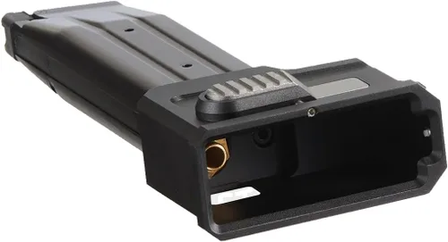 Vista 3 de Lancer Tactical HPA AEG M4 Cargador de Airsoft para Pistolas TM HICAPA de Airsoft Negro
