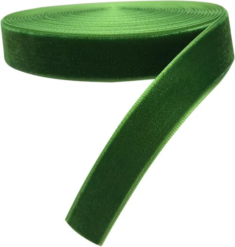 Vista 38 de Chenkou Craft 5 yardas de cinta de terciopelo para decoración navideña y embalaje artesanal