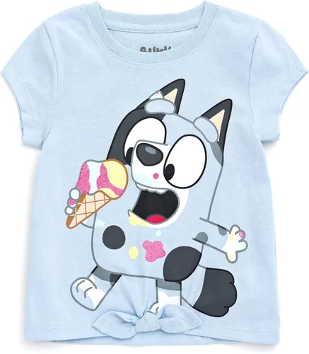 Vista 6 de Bluey Paquete de 4 camisetas para niñas de niños pequeños a niños pequeños