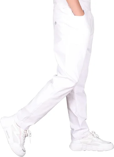 Vista 3 de CAMLAKEE Pantalones chinos elásticos para niños, uniforme escolar, pantalones de sarga Yonth