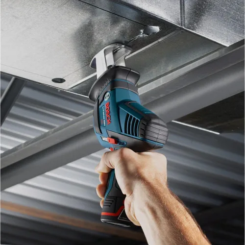 Vista 9 de BOSCH GXL12V-310B22 Kit combinado de herramientas eléctricas de 12 V máx. - Taladro inalámbrico compacto, sierra recíproca de bolsillo y juego