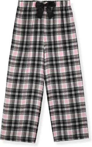 Vista 5 de Sleep On It Conjunto de pijama de 4 piezas para niñas, ropa de dormir tejida a cuadros para niñas