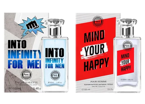 Vista 17 de Hybrid & Company Hombres 2 Pcs Courageous Into Infinity Eau De Perfum Vaporisateur Natural Spray
