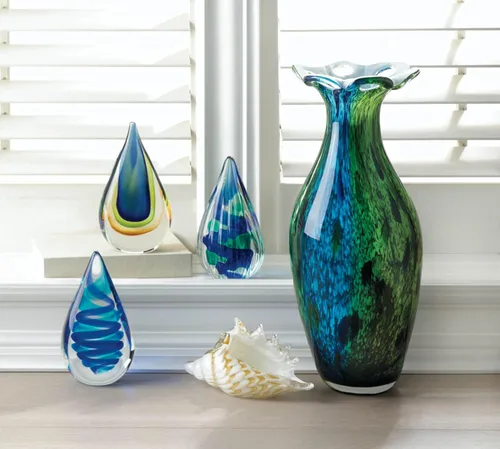 Vista 5 de Gifts & Decor Gota de vidrio, decoración para mesa