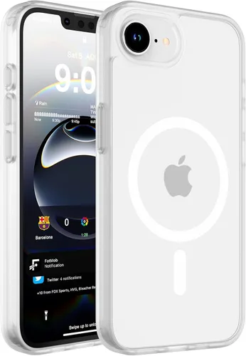Vista 67 de WRJ Funda magnética mate para iPhone Air de 6.5 pulgadas, [compatible con Magsafe] [protección contra caídas de grado militar], delgada Negro