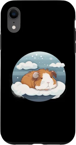 Vista 8 de iPhone 15 Cute sleeping Guinea pig for a Guinea pig lover breeder Case