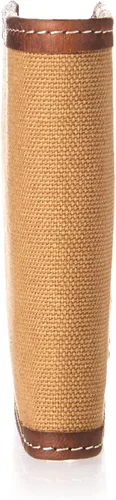 Vista 3 de Lucky Brand Lona para hombre con ribete de cuero RFID plegable