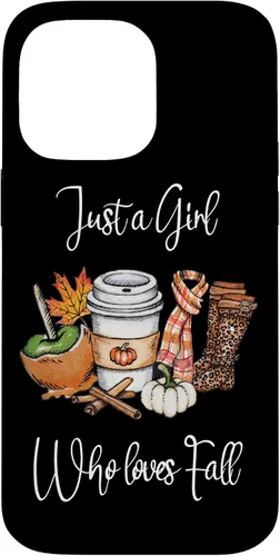 Vista 21 de iPhone 12 Pro Max Just A Girl Who Loves Fall Pumpkin Spice Boot Estuche de regalo de girasol