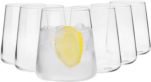 Vista 13 de Krosno Juego de 6 copas de copa de champán de cristal, 6.1 onzas, colección vanguardista, forma clásica para estilo atemporal, ideal para mimosas