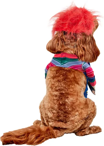 Vista 6 de Disfraz de Chucky de Child's Play para perros o gatos de Rubies, XS