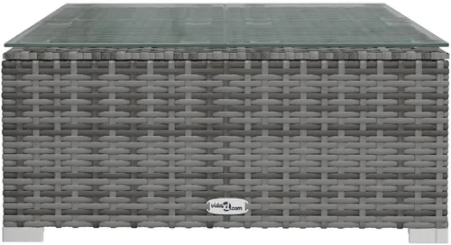 Vista 8 de Ensemble de Salon de Jardin Modulaire Gris 9 Places en Rotin PE Résistant aux Intempéries Pour Terrasse et Jardin, Confortable et Design Moderne