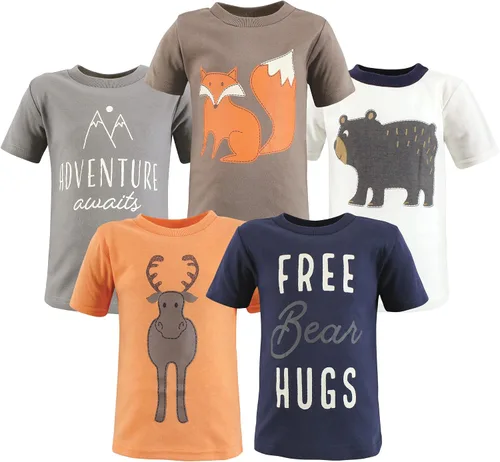 Vista 29 de Hudson Baby - Camisetas de manga corta para bebé unisex Animal Adventure