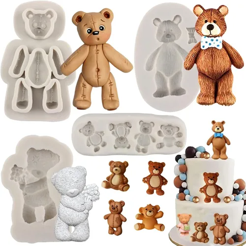 Vista 10 de Sijiangmold Molde de fondant de perlas 3D, molde de silicona para fondant, bolas de perlas semiesferas, moldes de chocolate para decoración