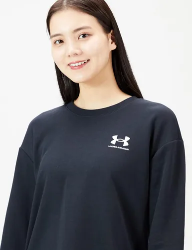 Vista 3 de Under Armour Rival - Camiseta de forro polar de gran tamaño para mujer
